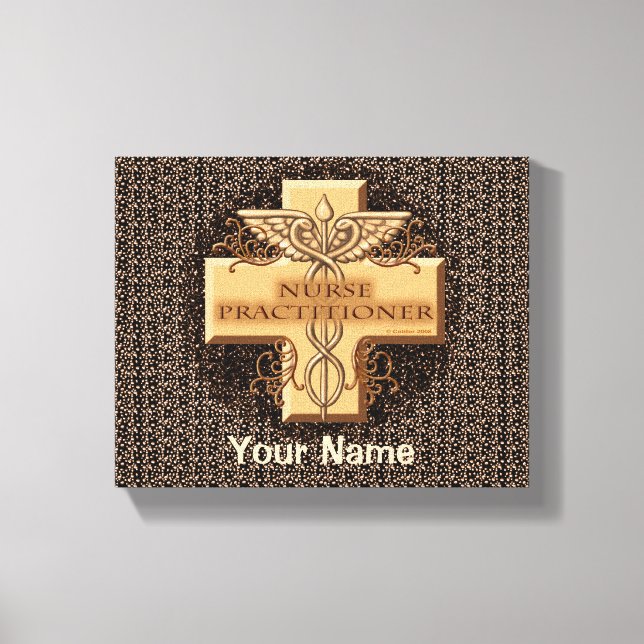 Toile Infirmier praticien Cross Caduceus (Recto)