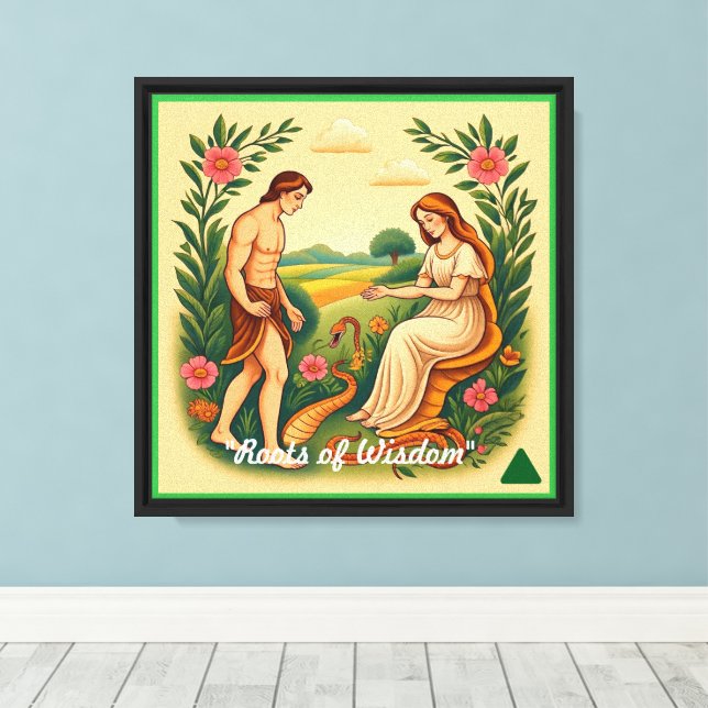 Toile "Innocence Et Péché" (Insitu (Plancher de Bois))