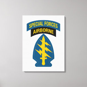 Toile Insigne des forces spéciales - Onglet aéroporté