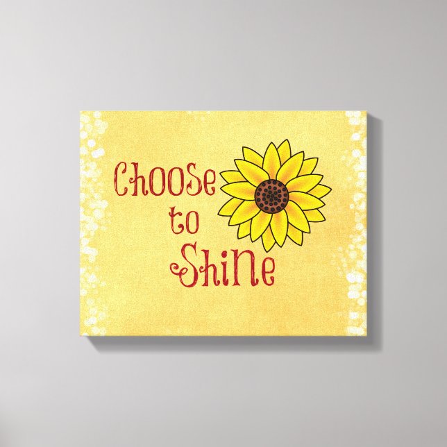 Toile Inspiration Choisissez de faire une citation avec  (Recto)