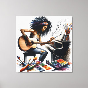 Toile Inspiration et détermination : École des Arts