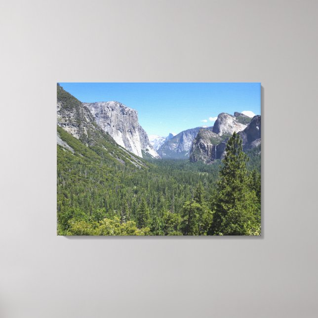 Toile Inspiration Point dans le Parc national de Yosemit (Recto)