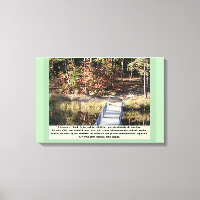 Toile Inspiration Quiet Courage (Recto)