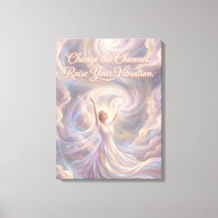 Toile Inspiration Spirituelle Pastels Doux Féminin