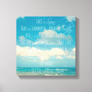 Toile inspirée de citation