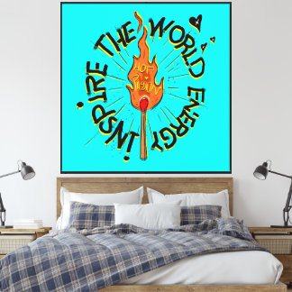 Toile Inspirer Le Monde Avec Passion