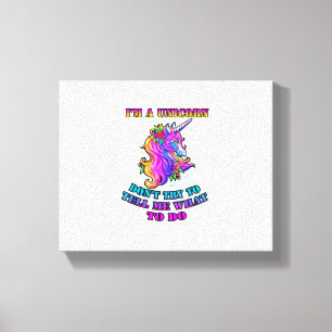 Toile Installer des muscles Licorne Arc-en-ciel Gym Work