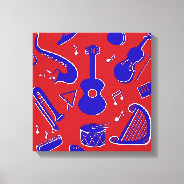 Toile Instruments de musique (Recto)