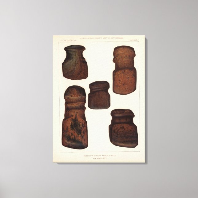 Toile Instruments de pierre XVIII, Nouveau-Mexique (Recto)