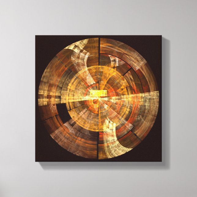 Toile Intégrité Art Abstrait noir et blanc (Recto)