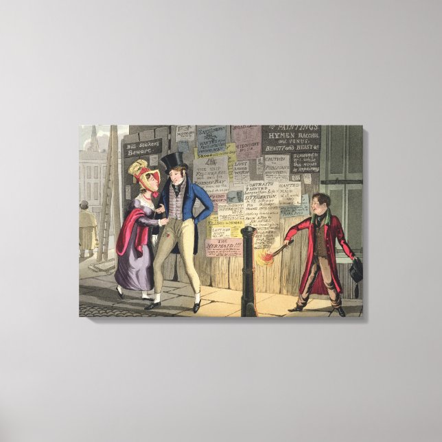 Toile Intempérance, plaque 5 de 'Le nécessaire qualifica (Recto)