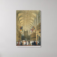 Intérieur de la chapelle St George, 1838 (litho co