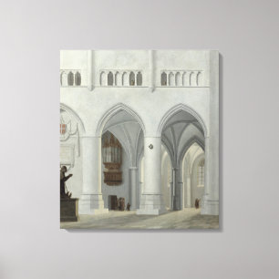 Toile Intérieur de l'église de St Bavo, Haarlem