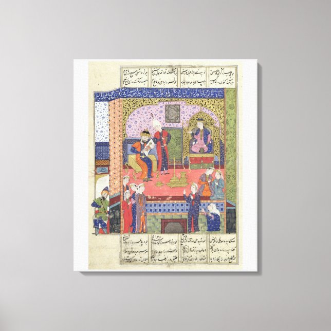 Toile Intérieur du Palais du Roi de Perse (Recto)