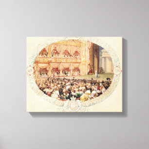 Toile Intérieur du théâtre de Sa Majesté, fin du Se