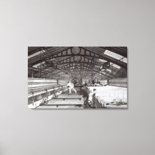 Toile Intérieur d'une filature de coton