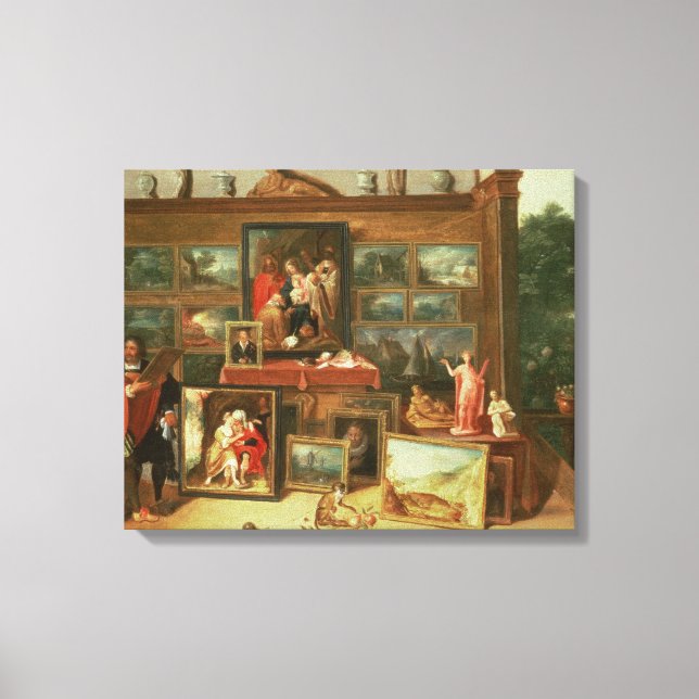Toile Intérieur d'une galerie d'images (Recto)