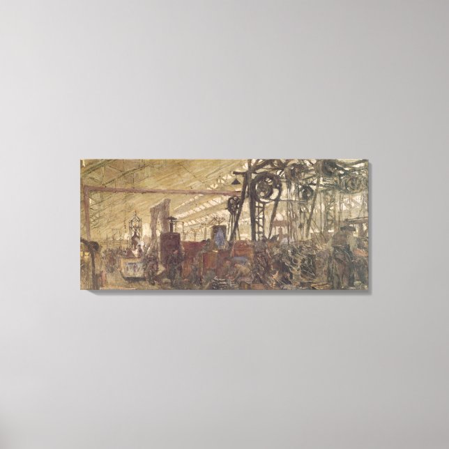Toile Intérieur d'une usine de munitions, 1916-17 (Recto)