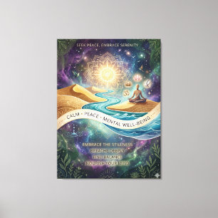 Toile Intérieur Sanctuaire : Un bol d'air visuel frais