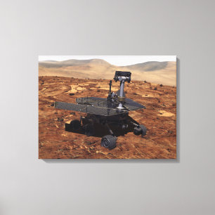 Toile Interprétation d'artistes de Mars Rover 2