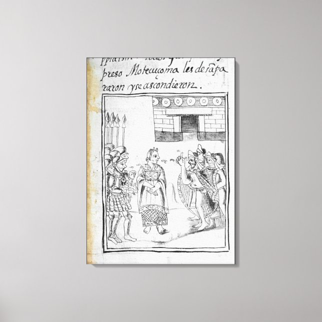 Toile Interprétation de Marina pour les Espagnols (Recto)