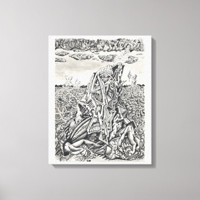 Toile Intimidation, par Brian Benson (Recto)
