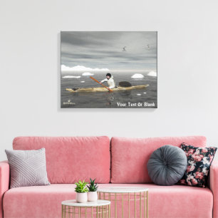 Toile Inuit Kayak