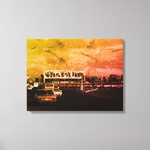 Toile Irak vintage place Tahrir square Bagdad