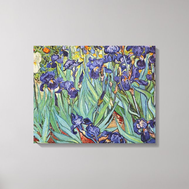 Toile Iris de Van Gogh Peinture Impressionniste (Recto)