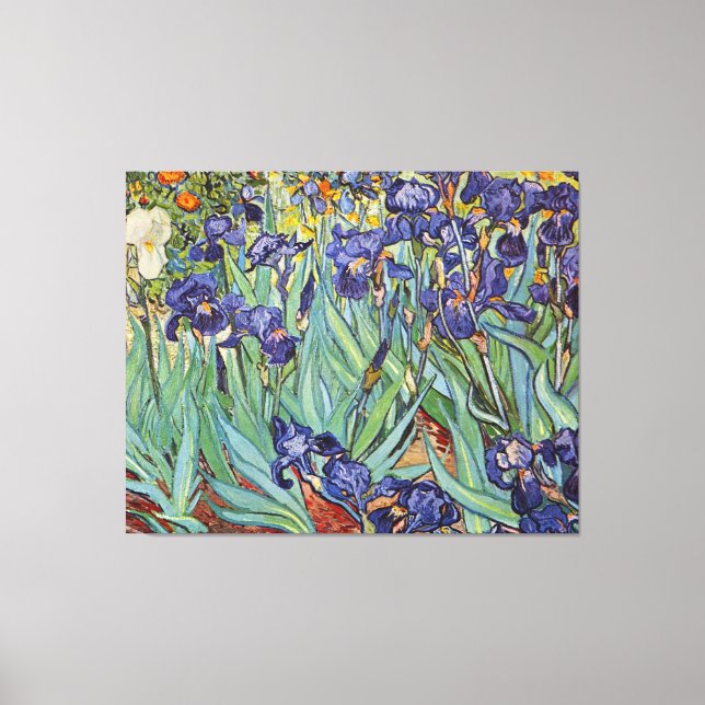 Toile Iris de Van Gogh Peinture Impressionniste (Recto)