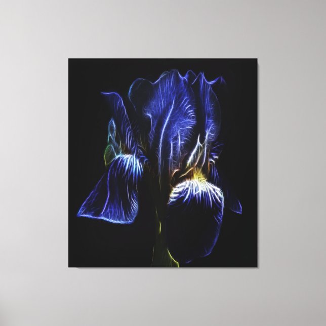 Toile Iris pourpre (Recto)