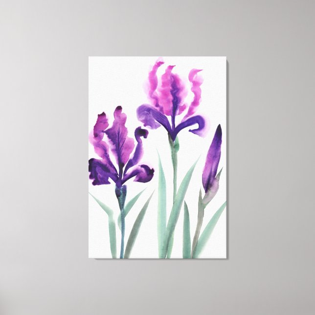 Toile Irises (Recto)