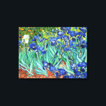 Toile Irises De Vincent Van Gogh<br><div class="desc">Van Gogh s'est volontairement enregistré dans un asile en France en 1889 et il y peint des Irises, en s'inspirant des jardins tout autour de lui.Il mourut en 1890, mais pas avant de créer près de 130 tableaux pendant son séjour là-bas. Theo, le frère de Van Gogh, a soumis Irises...</div>