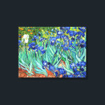 Toile Irises De Vincent Van Gogh<br><div class="desc">Van Gogh s'est volontairement enregistré dans un asile en France en 1889 et il y peint des Irises, en s'inspirant des jardins tout autour de lui.Il mourut en 1890, mais pas avant de créer près de 130 tableaux pendant son séjour là-bas. Theo, le frère de Van Gogh, a soumis Irises...</div>