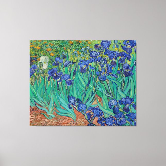 Toile Irises par Vincent Van Gogh (Recto)