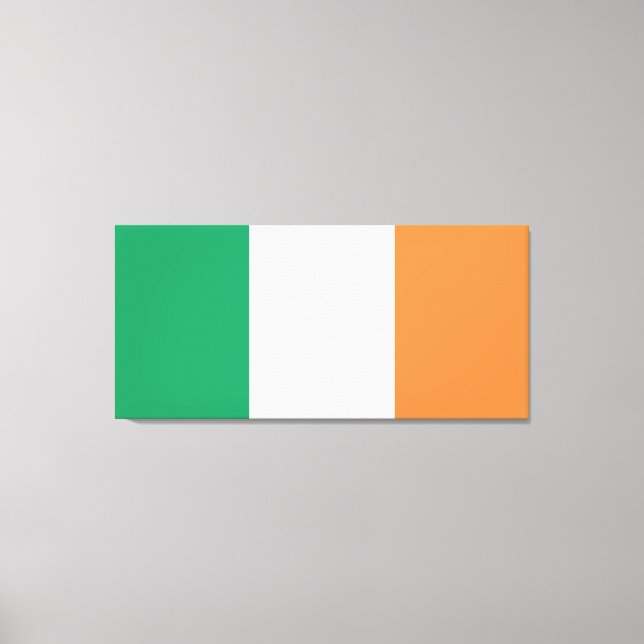 Toile Irlande National Flag, standard irlandais, bannièr (Recto)