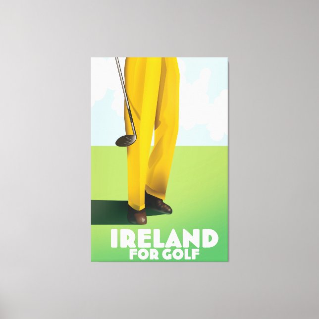 Toile Irlande pour le golf (Recto)
