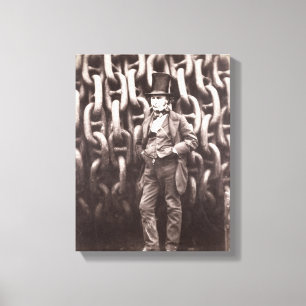 Toile Isambard Kingdom Brunel, debout devant