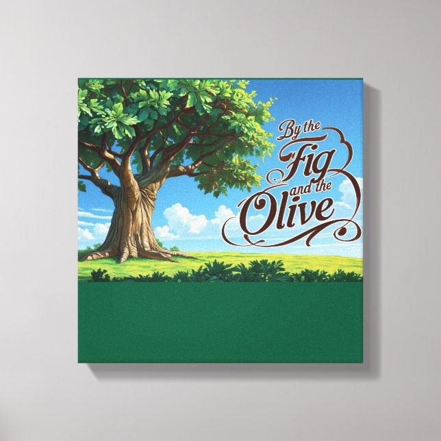 Toile Islamic Decor- Religious Trees In Islam (Recto)