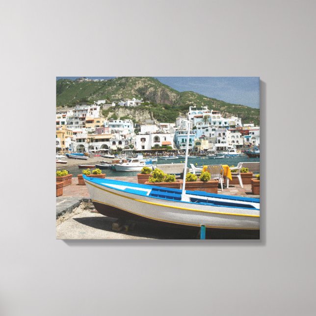 Toile ITALIE, Campanie, (Baie de Naples), ISCHIA, (Recto)