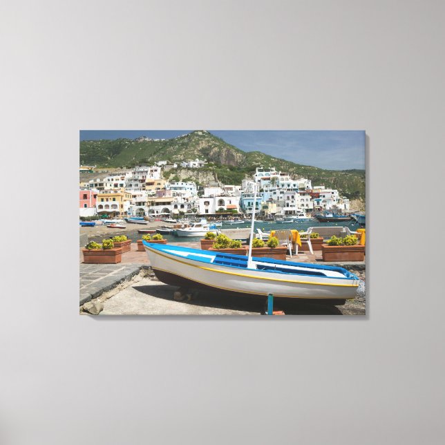 Toile ITALIE, Campanie, (Baie de Naples), ISCHIA, (Recto)
