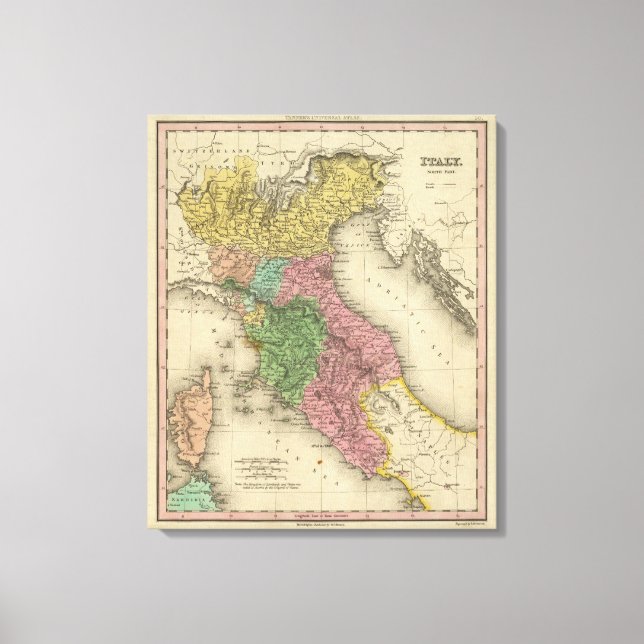 Toile Italie Nord (Recto)