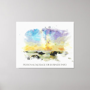 Toile *~ Italie. Plage Spiaggia delle cannelle AP12