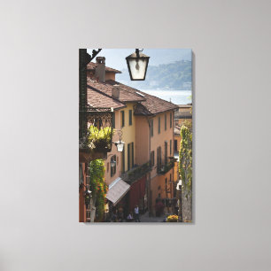 Toile Italie, province de Côme, Bellagio. Salita