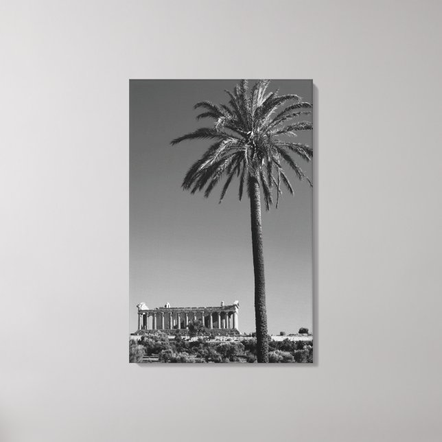 Toile Italie, Sicile, Agrigento, La Valle dei Templi, 3 (Recto)