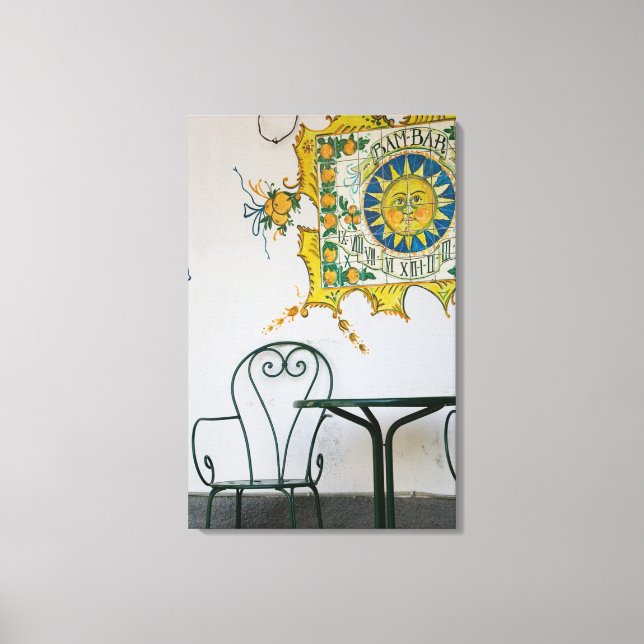 Toile ITALIE, Sicile, TAORMINA : Bam, Bar Café Détails (Recto)