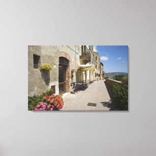 Toile Italie, Toscane, Pienza. Promenade extérieure auto
