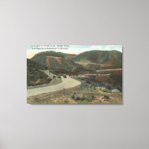 Toile Itinéraire de Ridge vers la coupe et Bakersfield