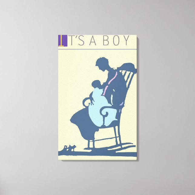 Toile <It's a Boy>par Steve Collier (Recto)