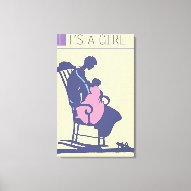 Toile <It's a Girl>par Steve Collier (Recto)